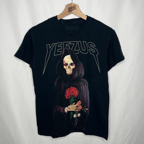 Kanye West Ye Yeezy Season YZY SZN Wes Lang Reaper Rose Yeezus Tour Merch Tee S - Picture 1 of 5